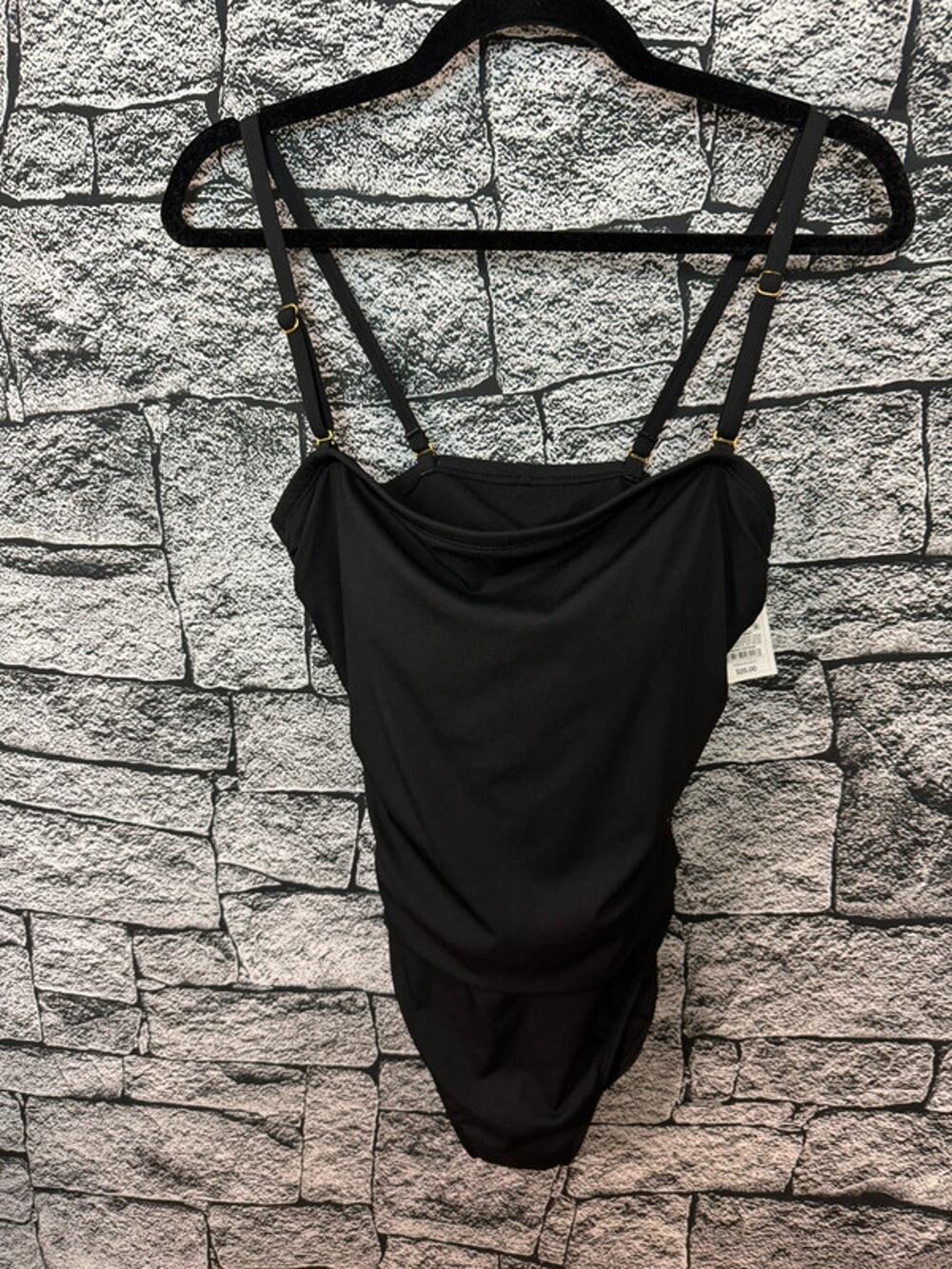 NWT Ladies Shade & Shore Black Swimsuit XL (16)